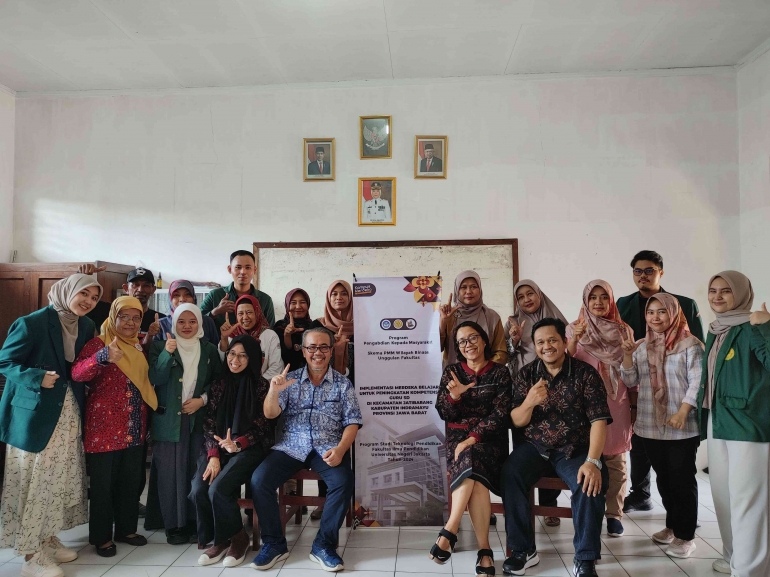 PKM Program Studi Magister Teknologi Pendidikan UNJ dengan Judul Literasi Numerasi Berjalan Lancar dan Tersampaikan dengan Baik