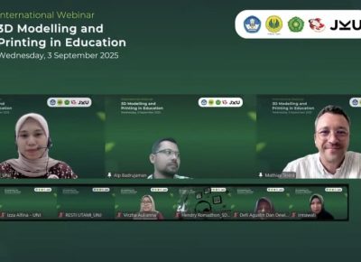 UNJ Gelar Webinar Internasional: 3D Modelling and Printing in Education