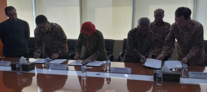 Penandatanganan Kesepahaman FIP dan FE UNJ dengan PT. Mirae Asset dan Bursa Efek Indonesia